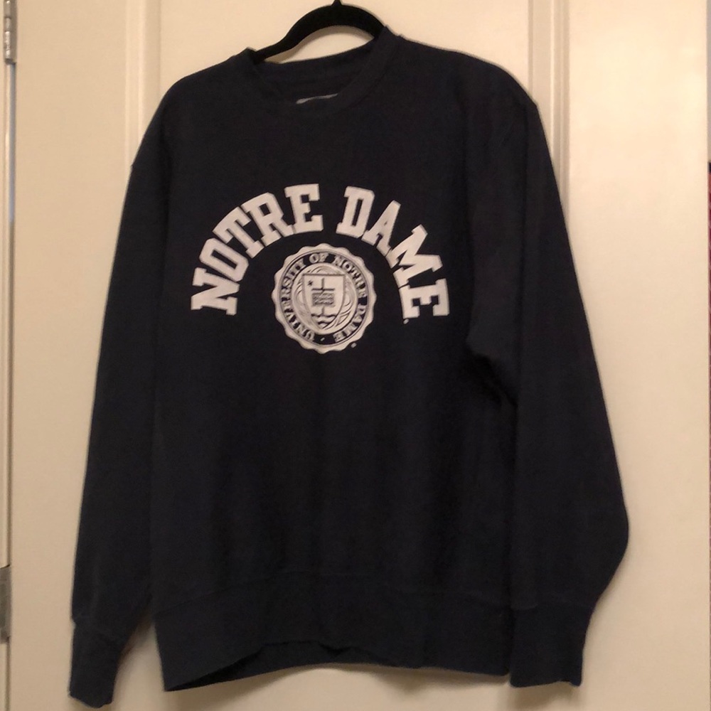 Notre Dame Champion Reverse weave Sweatshirt Sz M
